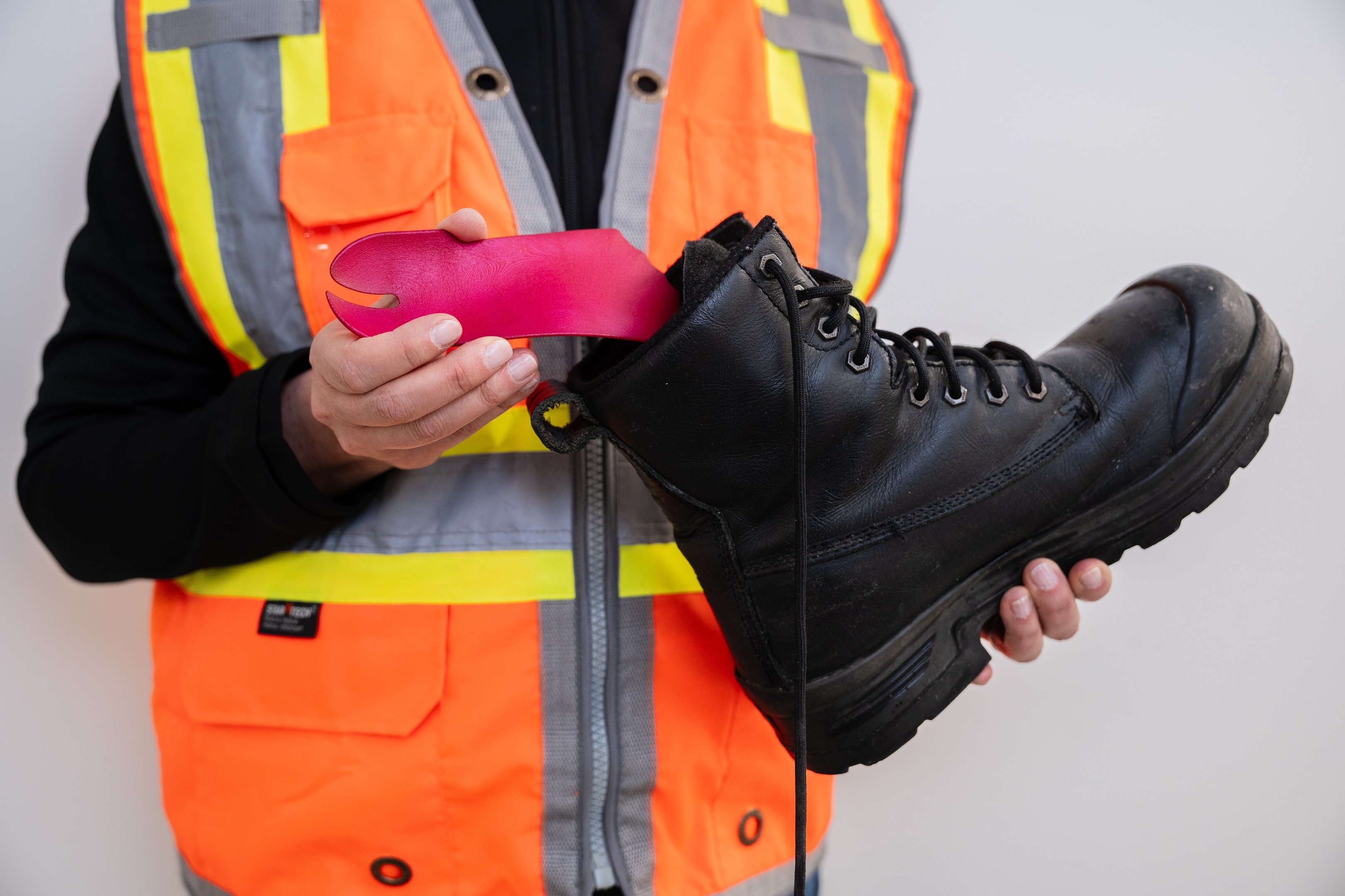 Orthèse pour cap d'acier